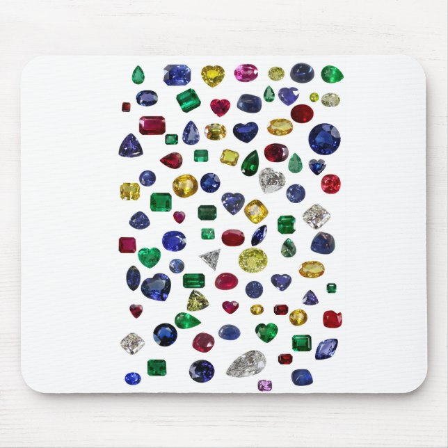 All Gemstones Colorful Mouse Pad (Front)