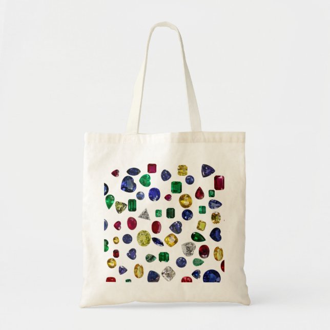 All Gemstones Colorful Tote Bag (Front)