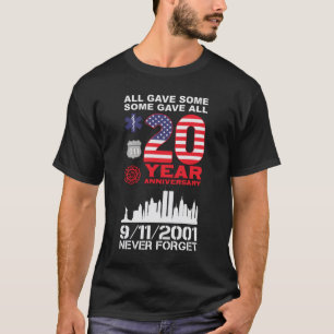 All Give Some, Some Give All 20th Anniversary T-Shirt