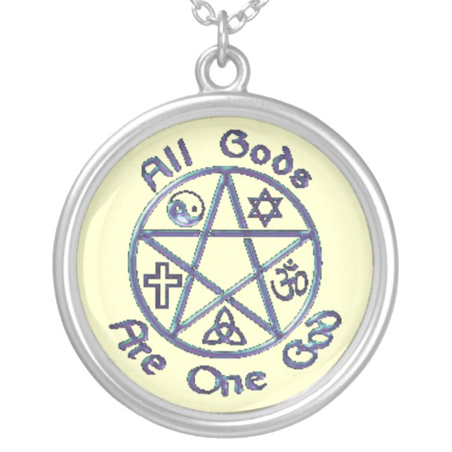 All Gods are one god Necklace (Front)