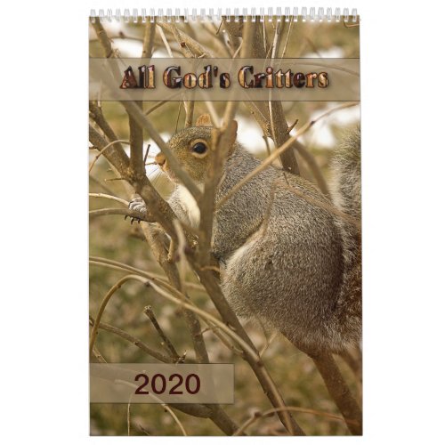 All Gods Critters _  Calendar