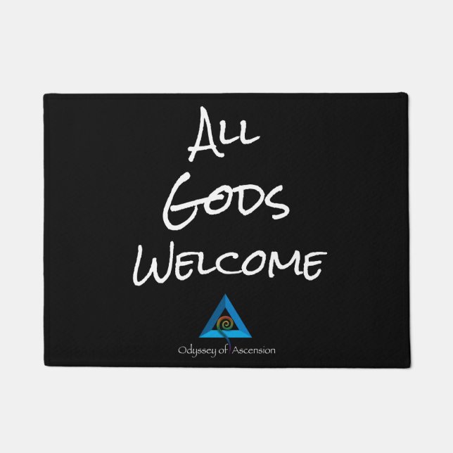 All Gods Welcome Doormat (Front)