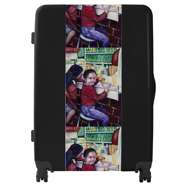 All Good Girls get Ice Cream Luggage (Front)