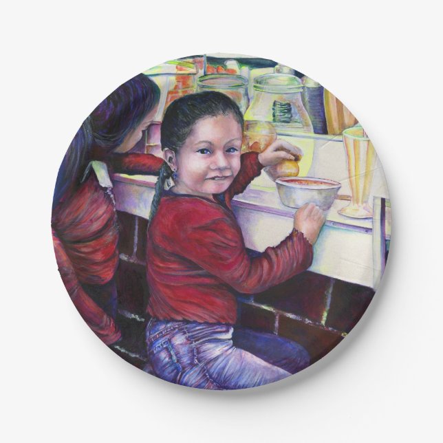 All Good Girls Get Ice Cream Paper Plates (Front)