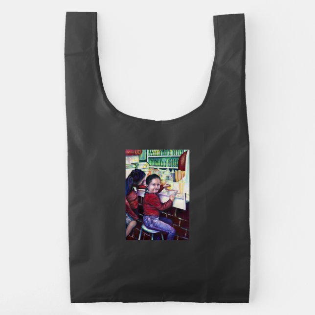All Good Girls Get Ice Cream Reusable Bag (Back)
