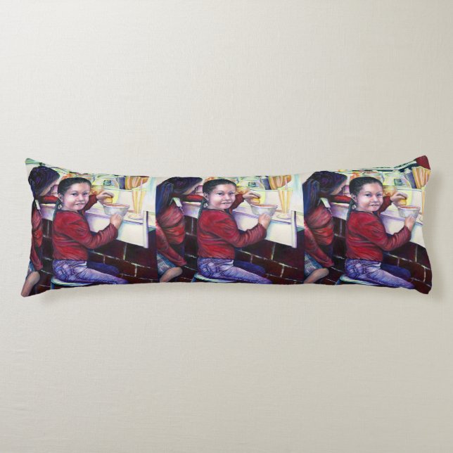 All Good little Girls get Ice Cream, Mexico Body Pillow (Front)