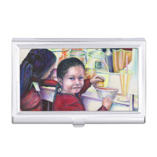 All Good little Girls get Ice Cream, Mexico Business Card Case