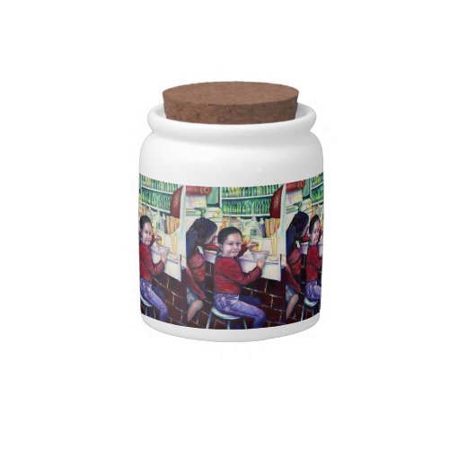 All Good little Girls get Ice Cream Mexico Candy Jar