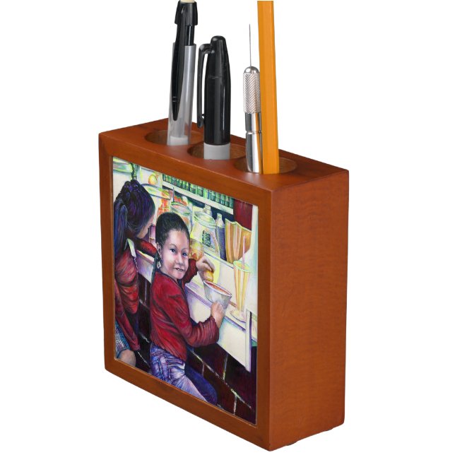 All Good little Girls get Ice Cream, Mexico Pencil Holder (In Situ)