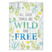 All Good Things Are Wild and Free (Front)