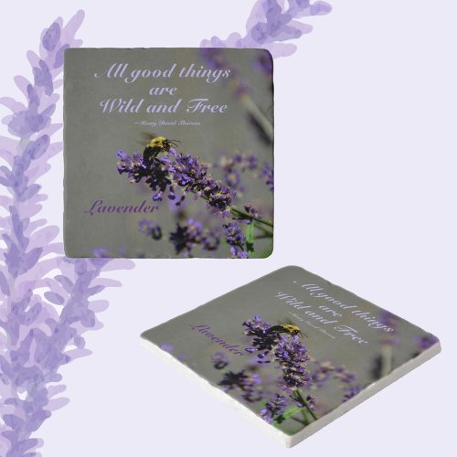 All Good Things Wild and Free Bumblebee Lavender Trivet