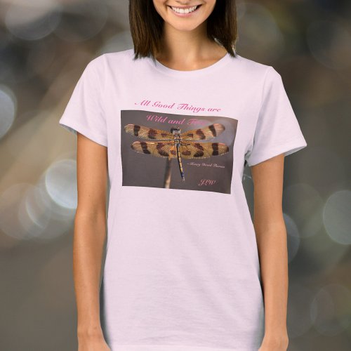 All Good Things Wild and Free Dragonfly T_Shirt