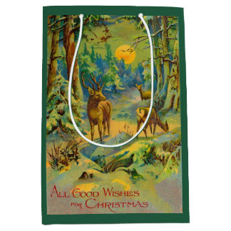 All Good Wishes for Christmas Medium Gift Bag