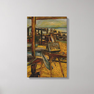 All Great Painting Starts With One Brush Stroke Canvas Print