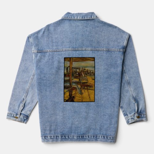 All Great Painting Starts with One Brush Stroke Denim Jacket