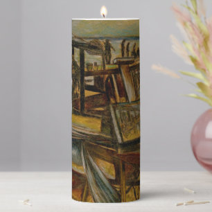 All Great Painting starts with One Brush Stroke Pillar Candle