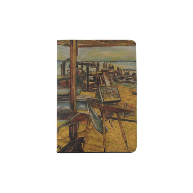 All Great Paintings Start with One Brush Stoke Passport Holder (Front)
