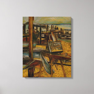 All Great Paintings Start with One Brush Stroke Canvas Print