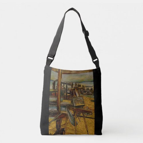 All Great Paintings Starts with one Brush Stoke Crossbody Bag