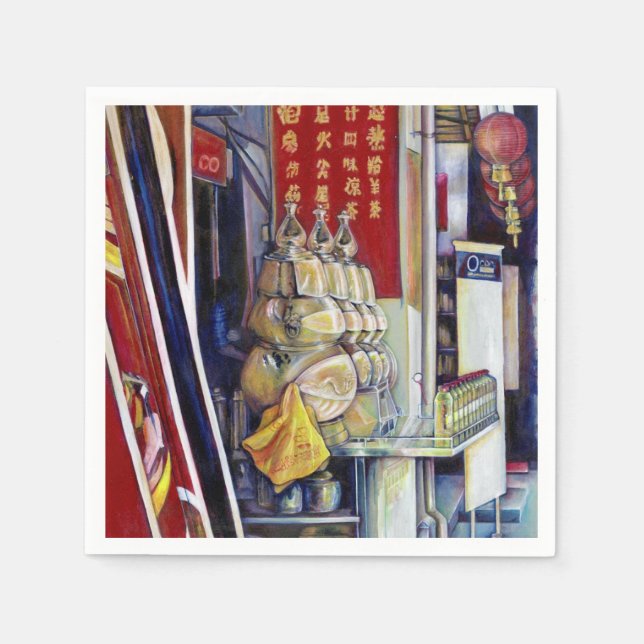 All Great Paintings Starts with One Brush Stoke Paper Napkins (Front)