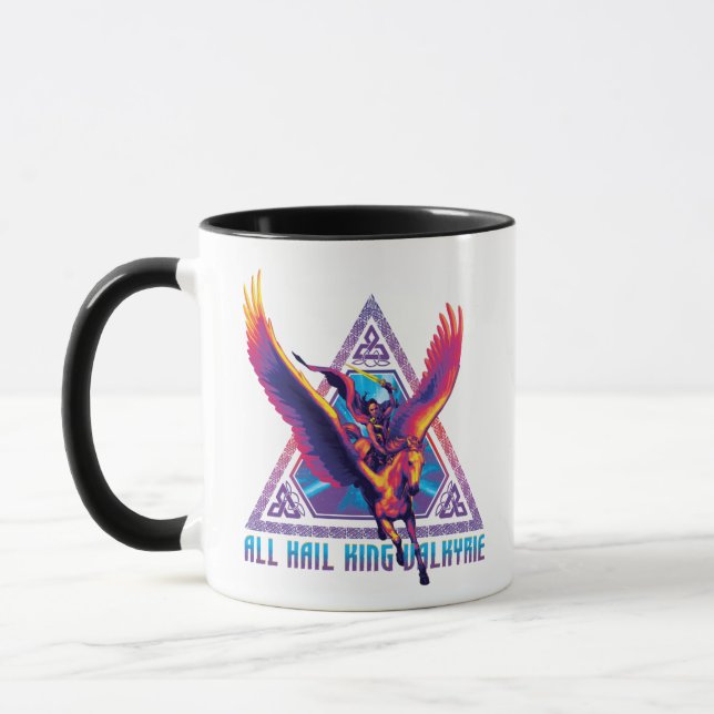 All Hail King Valkyrie Psychedelic Graphic Mug (Left)