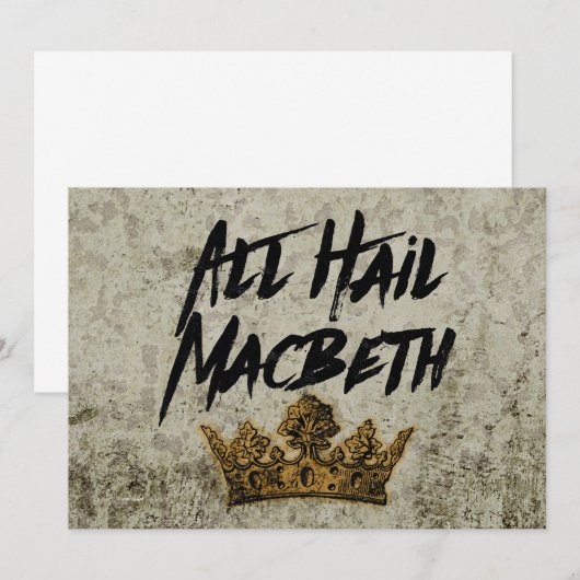 All Hail Macbeth (Front/Back)