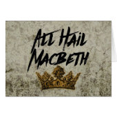 All Hail Macbeth Cards (Front Horizontal)