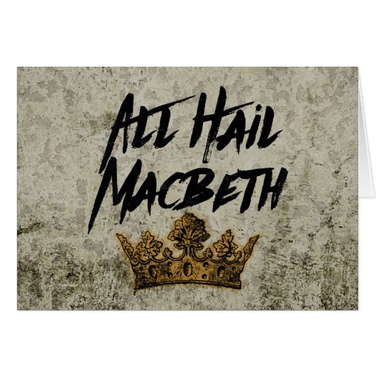 All Hail Macbeth Cards (Front Horizontal)