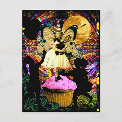 All Hail The Cupcake Fairy Postcard