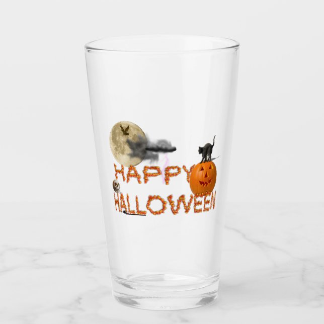 All Hallows Eve Glass (Front)