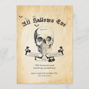 All Hallows Eve Invitation