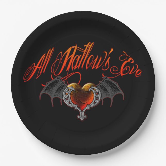 All Hallow's Eve Paper Plates (Front)