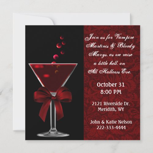 All Hallows Eve Party Invitaton Custom Announcements