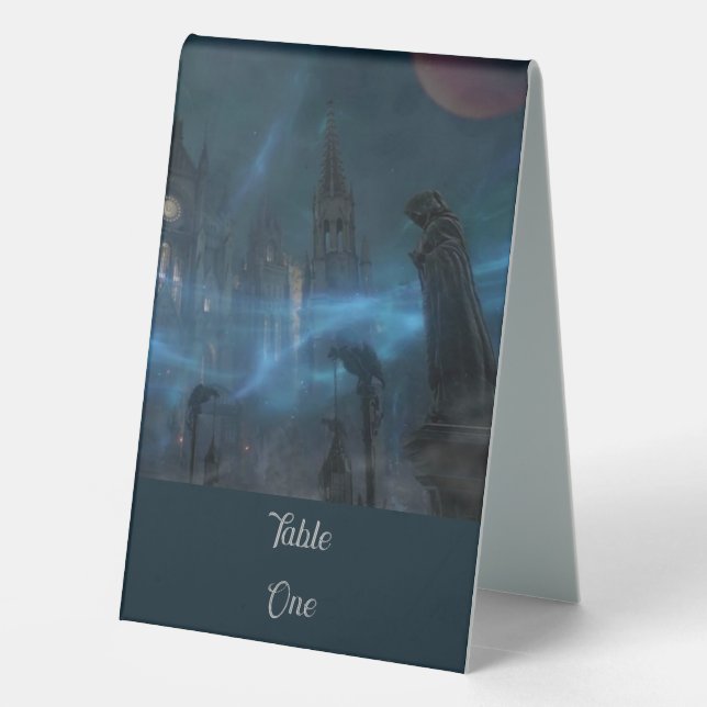 All Hallows Eve Table Tent (Back)