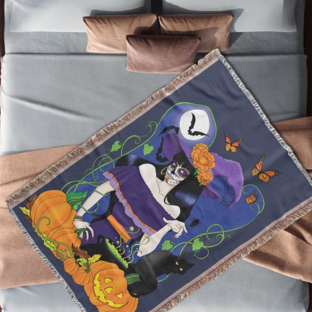 All Hallow's Eve Throw Blanket (Creator Uploaded)