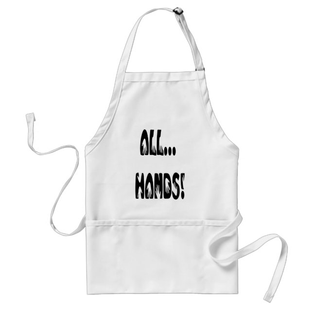 All...Hands Adult Apron (Front)