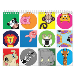 ALL HAPPY ANIMALS CALENDER CALENDAR