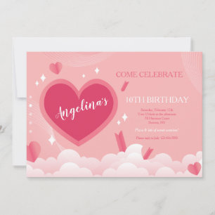 All Heart Birthday Party Invitation