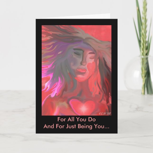 All Heart Valentine's Day Card (Front)