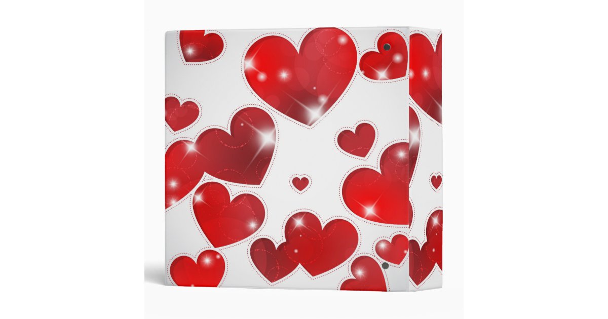 All Hearts Binder | Zazzle