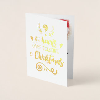 All Hearts Come Together At Christmas Holiday, ZSG Foil Card
