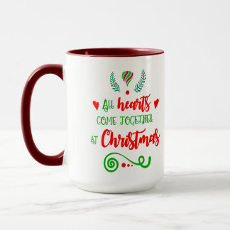 All Hearts Come Together At Christmas Holiday, ZSG Mug