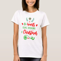 All Hearts Come Together At Christmas Women's T-Shirt