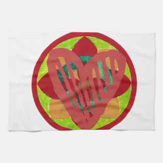 All Hearts Go Home for Valentine Art Print Kitchen Towel