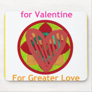 All Hearts Go Home for Valentine Art Print Mouse Pad