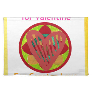 All Hearts Go Home for Valentine Art Print Placemat