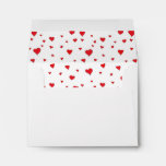 All Hearts red Envelope liner