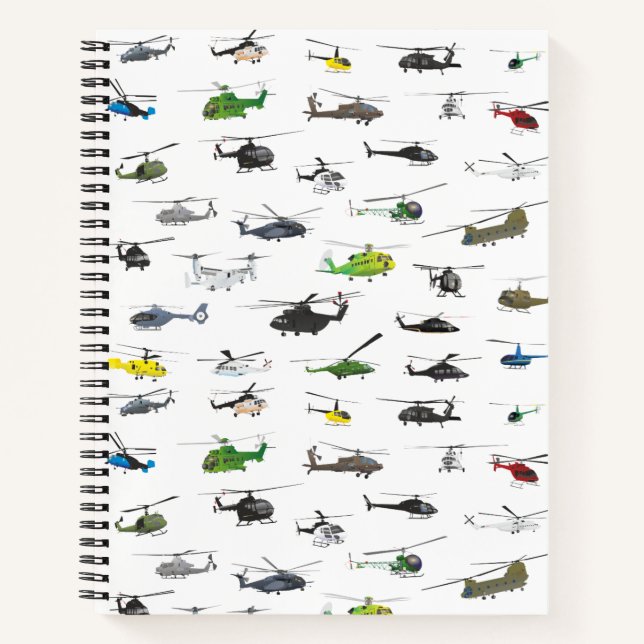 All Helicopters Notebook (Front)
