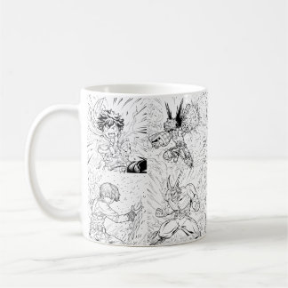 All Heros in Action Mood Coffee Mug