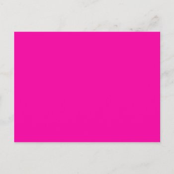 All Hot Pink Nothing But Color Pink Postcard by CricketDiane at Zazzle